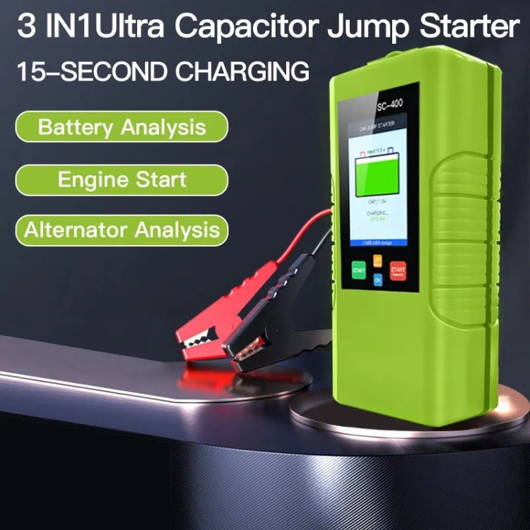 JDiag TopDiag SC-400 12V Car Jump Starter Fast Charge Jump Emergency Starter, SC-400