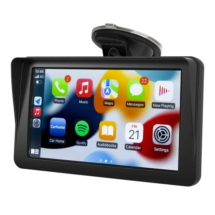 P701S Navegador Automóvel Inteligente Portátil de 7 Polegadas com Ecrã Tátil, CarPlay Bluetooth Sem Fios e Imagem de Reversão, P701S