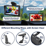 P701S Navegador Automóvel Inteligente Portátil de 7 Polegadas com Ecrã Tátil, CarPlay Bluetooth Sem Fios e Imagem de Reversão, P701S