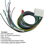 Radio Wiring Harness Stereo Connector with Amplifier Bypass for LEXUS IS300 2001-2005, For LEXUS IS300 2001-2005
