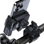 Suporte Antiderrapante para Telemóvel para Scooter com Textura de Fibra de Carbono