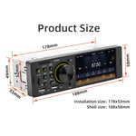 Receptor de Rádio para Carro MP5 de 4 polegadas 800x480P, Suporte FM, Bluetooth e Cartão SD com Controlo Remoto, F7805C