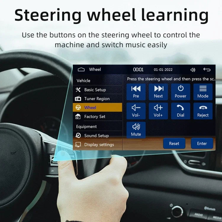 Receptor de Rádio para Carro MP5 de 4 polegadas 800x480P, Suporte FM, Bluetooth e Cartão SD com Controlo Remoto, F7805C