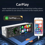Receptor de Rádio para Carro MP5 de 4 polegadas 800x480P, Suporte FM, Bluetooth e Cartão SD com Controlo Remoto, F7805C