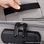 Bolsa impermeável ZJ02 em poliéster para armazenamento de documentos em várias camadas, bolsa para portátil de todos os tamanhos, com fechadura de senha