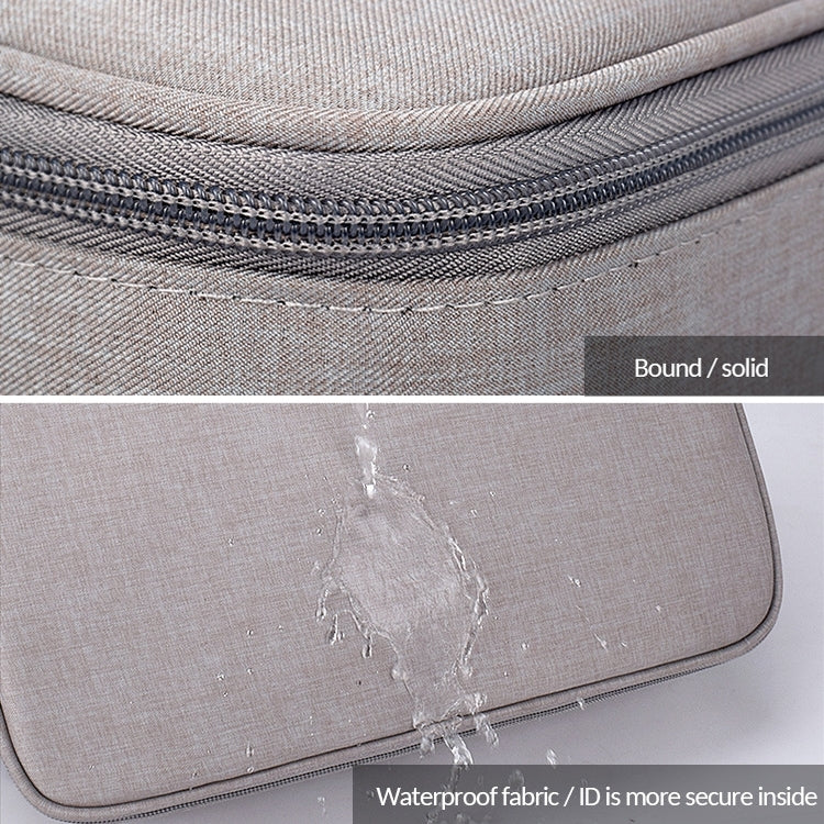 Bolsa impermeável ZJ02 em poliéster para armazenamento de documentos em várias camadas, bolsa para portátil de todos os tamanhos, com fechadura de senha