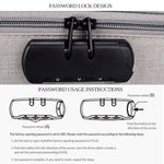 Bolsa impermeável ZJ02 em poliéster para armazenamento de documentos em várias camadas, bolsa para portátil de todos os tamanhos, com fechadura de senha