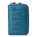 KB191 Carteira Clutch para Senhora em Pele de Vaca com Fecho, Formato de Organizador, Múltiplos Compartimentos para Cartões, Antimagnética RFID, KB191 Roxo Claro, KB191 Vinho, KB191 Castanho, KB191 Azul Água, KB191 Preto, KB191 Azul Escuro, KB191 Rosa