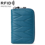 KB191 Carteira Clutch para Senhora em Pele de Vaca com Fecho, Formato de Organizador, Múltiplos Compartimentos para Cartões, Antimagnética RFID, KB191 Roxo Claro, KB191 Vinho, KB191 Castanho, KB191 Azul Água, KB191 Preto, KB191 Azul Escuro, KB191 Rosa