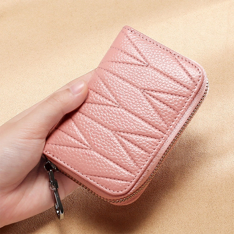 KB191 Carteira Clutch para Senhora em Pele de Vaca com Fecho, Formato de Organizador, Múltiplos Compartimentos para Cartões, Antimagnética RFID, KB191 Roxo Claro, KB191 Vinho, KB191 Castanho, KB191 Azul Água, KB191 Preto, KB191 Azul Escuro, KB191 Rosa