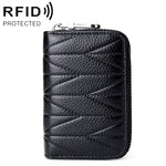 KB191 Carteira Clutch para Senhora em Pele de Vaca com Fecho, Formato de Organizador, Múltiplos Compartimentos para Cartões, Antimagnética RFID, KB191 Roxo Claro, KB191 Vinho, KB191 Castanho, KB191 Azul Água, KB191 Preto, KB191 Azul Escuro, KB191 Rosa