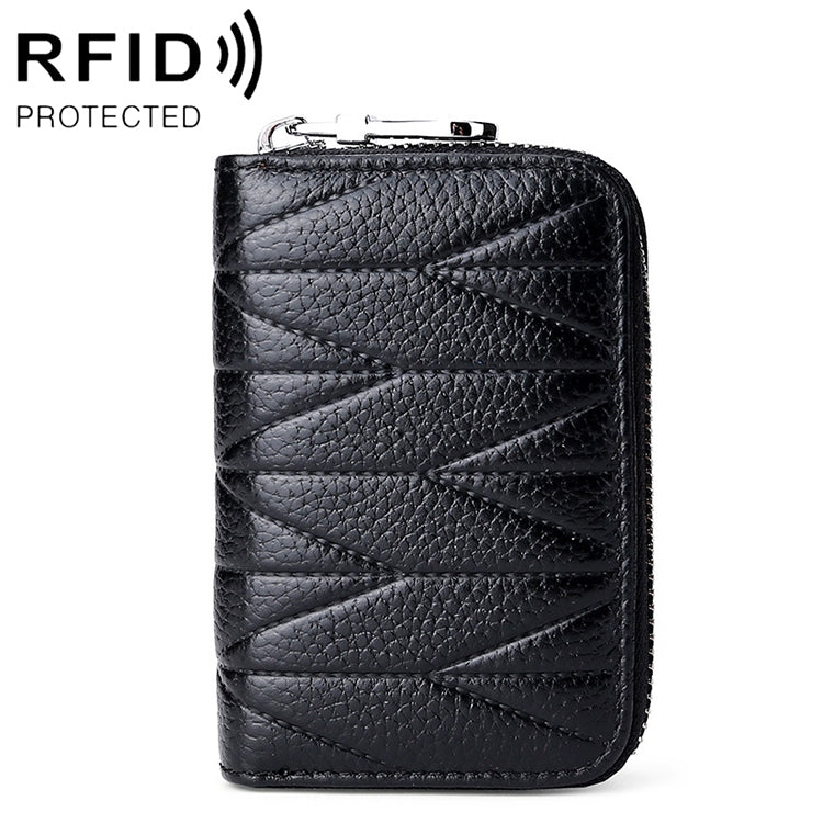 KB191 Carteira Clutch para Senhora em Pele de Vaca com Fecho, Formato de Organizador, Múltiplos Compartimentos para Cartões, Antimagnética RFID, KB191 Roxo Claro, KB191 Vinho, KB191 Castanho, KB191 Azul Água, KB191 Preto, KB191 Azul Escuro, KB191 Rosa