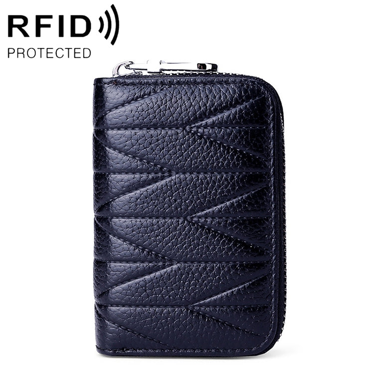 KB191 Carteira Clutch para Senhora em Pele de Vaca com Fecho, Formato de Organizador, Múltiplos Compartimentos para Cartões, Antimagnética RFID, KB191 Roxo Claro, KB191 Vinho, KB191 Castanho, KB191 Azul Água, KB191 Preto, KB191 Azul Escuro, KB191 Rosa