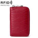 KB191 Carteira Clutch para Senhora em Pele de Vaca com Fecho, Formato de Organizador, Múltiplos Compartimentos para Cartões, Antimagnética RFID, KB191 Roxo Claro, KB191 Vinho, KB191 Castanho, KB191 Azul Água, KB191 Preto, KB191 Azul Escuro, KB191 Rosa