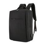 Mochila Casual de Negócios Impermeável de Grande Capacidade em Tecido Oxford com Design de Carregamento USB Externo para Portáteis de 15,6 polegadas POFOCO