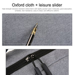 Mochila Casual de Negócios Impermeável de Grande Capacidade em Tecido Oxford com Design de Carregamento USB Externo para Portáteis de 15,6 polegadas POFOCO