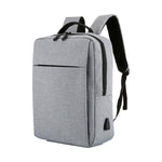 Mochila Casual de Negócios Impermeável de Grande Capacidade em Tecido Oxford com Design de Carregamento USB Externo para Portáteis de 15,6 polegadas POFOCO