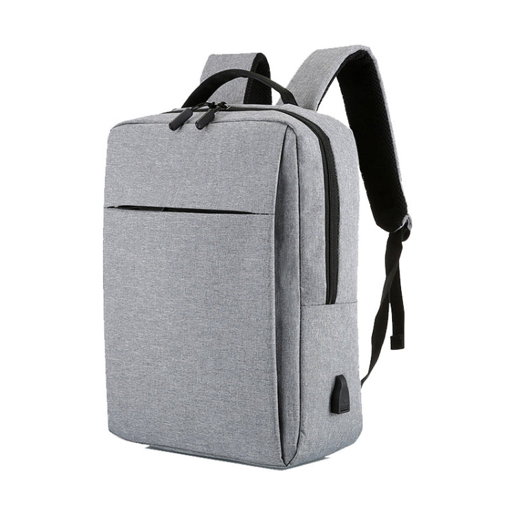 Mochila Casual de Negócios Impermeável de Grande Capacidade em Tecido Oxford com Design de Carregamento USB Externo para Portáteis de 15,6 polegadas POFOCO