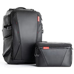 Mochila de Ombro Dupla Impermeável e Antichoque 2 em 1 PGYTECH P-CB-020 + Bolsa de Ombro Única, P-CB-020