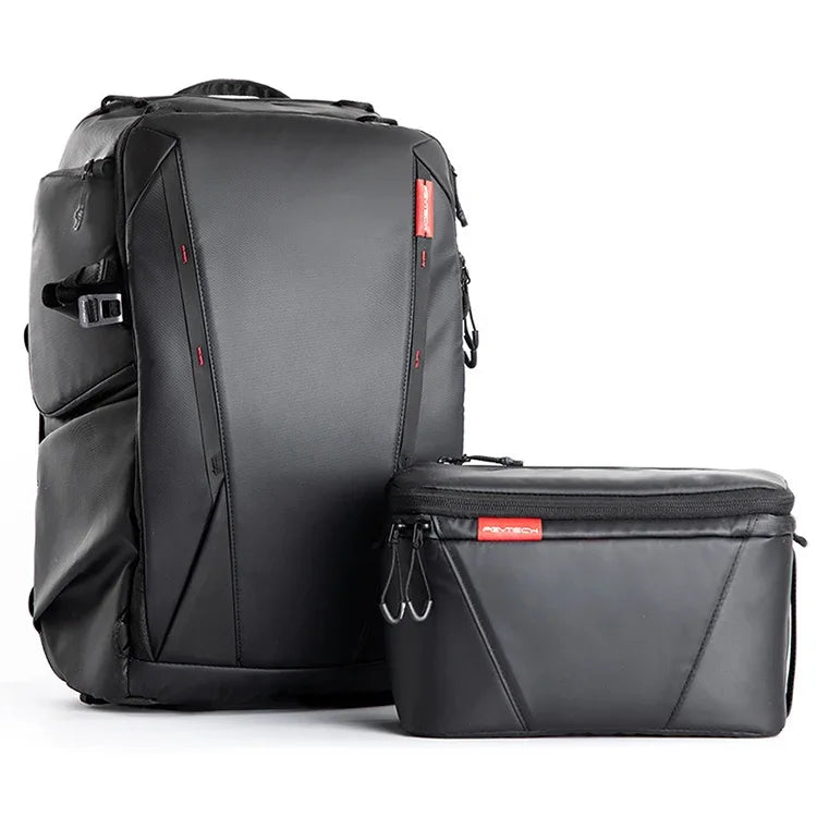 Mochila de Ombro Dupla Impermeável e Antichoque 2 em 1 PGYTECH P-CB-020 + Bolsa de Ombro Única, P-CB-020