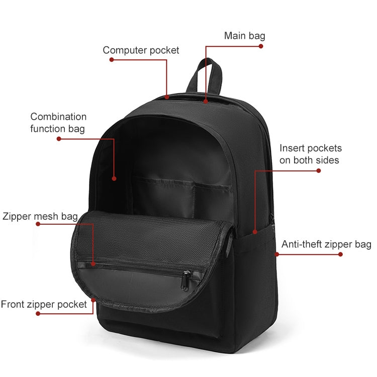 Mochila multifuncional para portátil Oxford cxs-8106