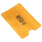 100 Unidades de Protetores de Cartão em Alumínio com Bloqueio RFID Anti-Roubo, Tamanho: 9.1*6.3cm, RFID 100pcs (Dourado), RFID 100pcs (Prateado)