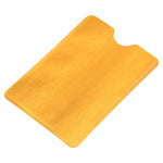 100 Unidades de Protetores de Cartão em Alumínio com Bloqueio RFID Anti-Roubo, Tamanho: 9.1*6.3cm, RFID 100pcs (Dourado), RFID 100pcs (Prateado)
