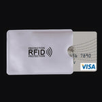 100 Unidades de Capas Protetoras para Cartões em Alumínio com Bloqueio RFID, Escudo de Segurança, Manga para Identidade, Bolsa para Cartões, Tamanho: 9.1*6.3cm, CCB1077A, CCB1077B, CCB1077C
