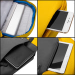 Mochila Multifuncional de Computador POFOKO Série XY 14-15,4 polegadas com Combinação de Cores Fashion, Tamanho: M