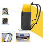 Mochila Multifuncional de Computador POFOKO Série XY 14-15,4 polegadas com Combinação de Cores Fashion, Tamanho: M