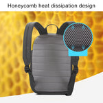 Mochila Multifuncional de Computador POFOKO Série XY 14-15,4 polegadas com Combinação de Cores Fashion, Tamanho: M