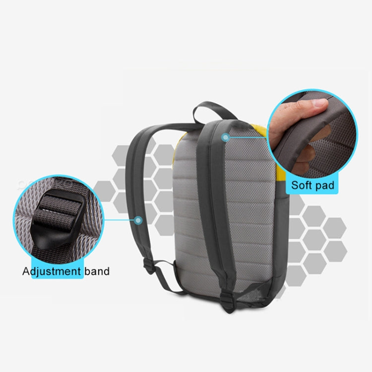 Mochila Multifuncional de Computador POFOKO Série XY 14-15,4 polegadas com Combinação de Cores Fashion, Tamanho: M