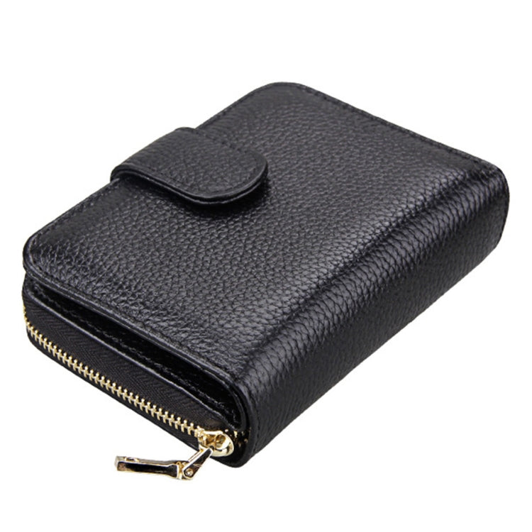 KB132 Carteira Multifuncional Feminina em Pele de Vaca de Grão Integral com RFID / Bolsa para Cartões / Porta-Licença de Condução