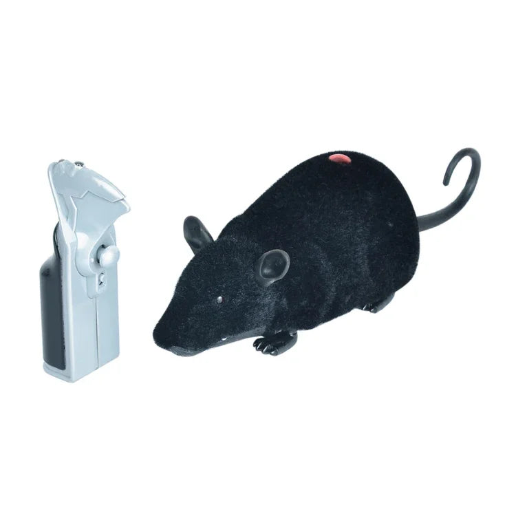 Brinquedo Rato RC Realista com Controlo Remoto por Infravermelhos, Entrega de Cor Aleatória, Rato