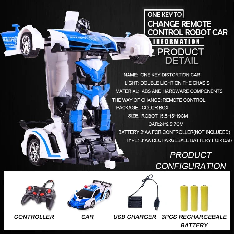 Brinquedo Carro Deformável Remoto de 4 Canais 1023
