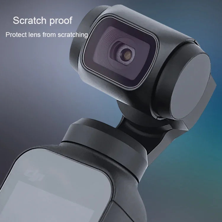 6 Peças de Protetor de Lente + Filme de Vidro Temperado para Ecrã para DJI OSMO Pocket Gimbal, 6 Peças Protetor de Lente
