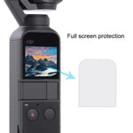 6 PCS Protetor de Lente HD + Filme de Ecrã para Gimbal DJI OSMO Pocket, Protetor de Lente HD