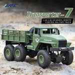 JJR/C 1:18 2.4Ghz 4 Canais Controlo Remoto Caminhão Blindado Dongfeng 7 de Seis Rodas, Dongfeng 7 (Verde), Dongfeng 7 (Amarelo)
