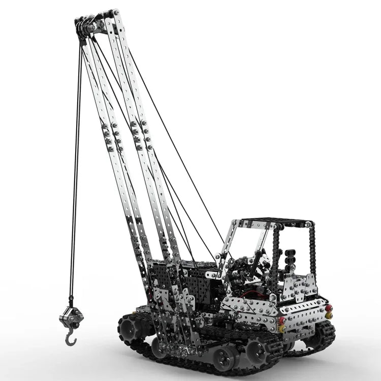 MoFun SW(RC)-010 Controlo Remoto Sem Fios 2.4G 10 Canais Grua Lateral Crianças DIY Brinquedo Montado em Aço Inoxidável, SW(RC)-010