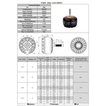 4 PCS Motor UAV iFlight XING T4214 400KV Classe X 12N14P FPV Brushless CNC, T4214 660KV, T4214 400KV