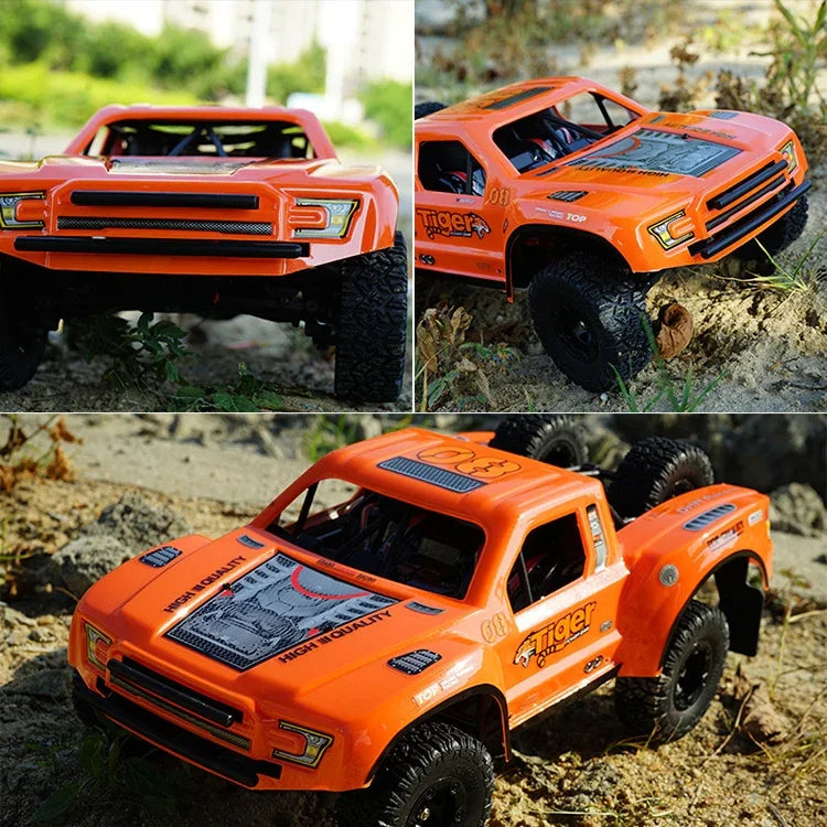 FY-08 Versão Brushless Comando Remoto 2.4G Veículo Todo-o-Terreno Caminhão Curto 1:12 Quatro Rodas Motrizes Carro de Comando Remoto de Alta Velocidade, Plugue EU
