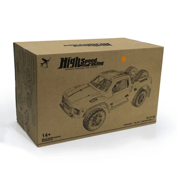 FY-08 Versão Brushless Comando Remoto 2.4G Veículo Todo-o-Terreno Caminhão Curto 1:12 Quatro Rodas Motrizes Carro de Comando Remoto de Alta Velocidade, Plugue EU