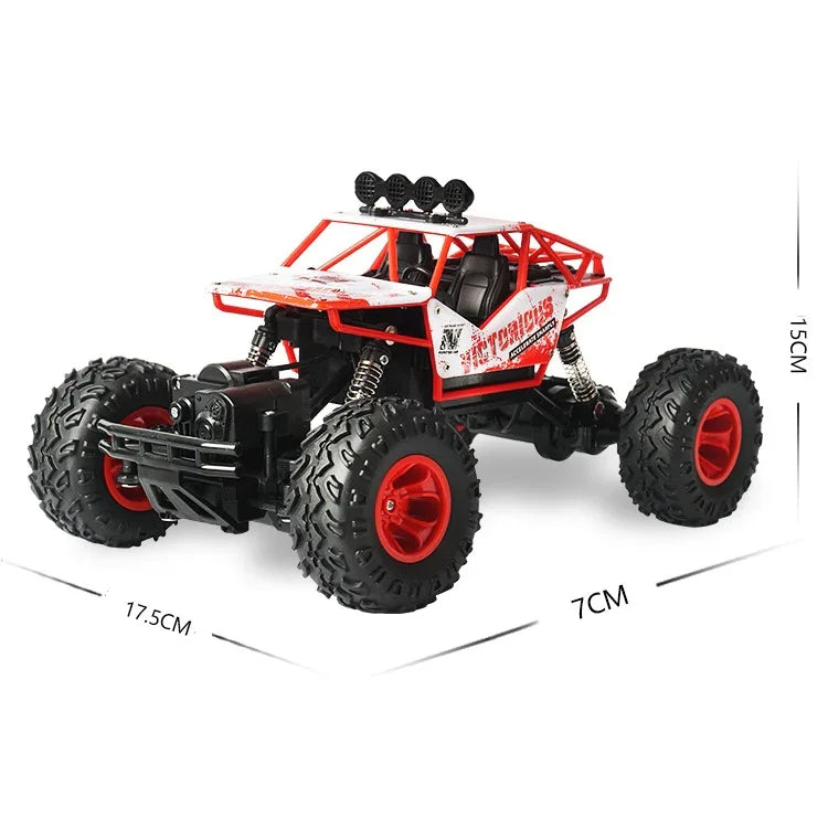 Carro de Brinquedo para Crianças com Controlo Remoto Sem Fios 2.4GHz 1:16, Deriva, Todo-o-terreno, Tração às Quatro Rodas, 6255 2.4GHz 1:16(Azul), 6255 2.4GHz 1:16(Vermelho)