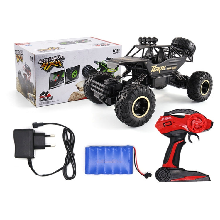 HD6026 Carro de Escalada Grande Liga 1:12 Carro de Controlo Remoto Todo-o-terreno de Quatro Rodas, Tamanho: 37cm, HD6026 1:12 (Preto), 6255 2.4GHz 1:16 (Verde), HD6026 1:12 (Dourado), HD6026 1:12 (Vermelho), HD6026 1:12 (Prateado)
