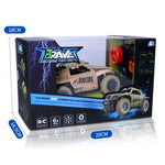 HD808 Camioneta Curta de Controlo Remoto 1:20 27Mhz Alta Velocidade Todo-o-terreno Deriva Brinquedo para Crianças