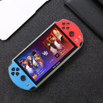 Consola de Jogos Portátil Retro Clássica Powkiddy X12 Plus com Ecrã HD de 7 polegadas e Memória de 16GB, Suporta MP4 / E-book, X12 Plus