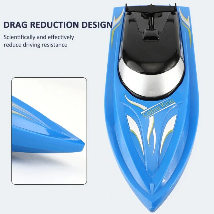 Barco RC para Crianças com Controlo Remoto 2.4G, YDJ-B801(Preto), YDJ-B801(Azul)