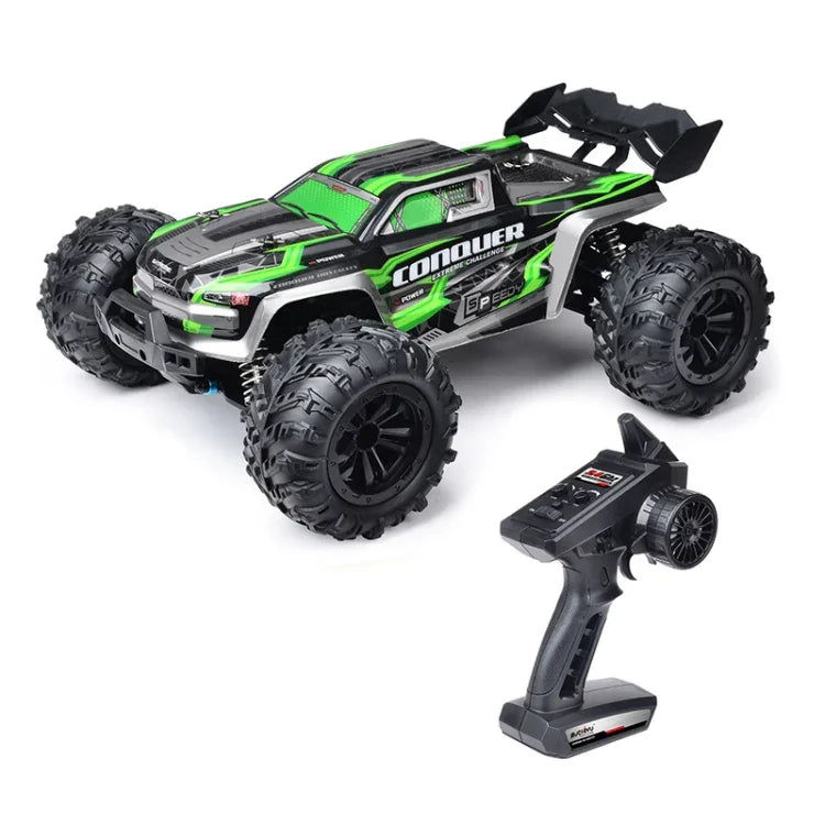 Carro de Brinquedo RC Elétrico 4WD 1:16 SCY-16102 2.4G Monster Pickup, SCY-16102 / Verde