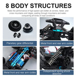 Carro de Brinquedo RC Elétrico 4WD 1:16 SCY-16102 2.4G Monster Pickup, SCY-16102 / Verde