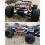 Carro de Brinquedo RC Elétrico 4WD 1:16 SCY-16102 2.4G Monster Pickup, SCY-16102 / Verde